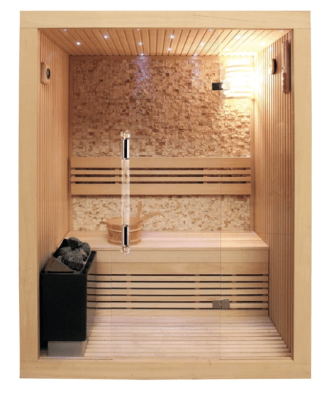 SunRay Rockledge 200LX Rockledge Indoor 2-Person Luxury Traditional Steam Sauna