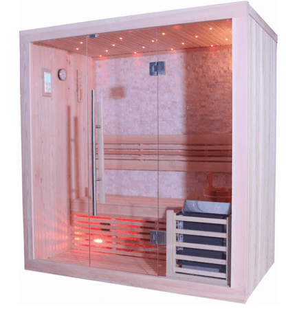 SunRay Westalke 300LX Westalke Indoor 3-Person Luxury Traditional Steam Sauna