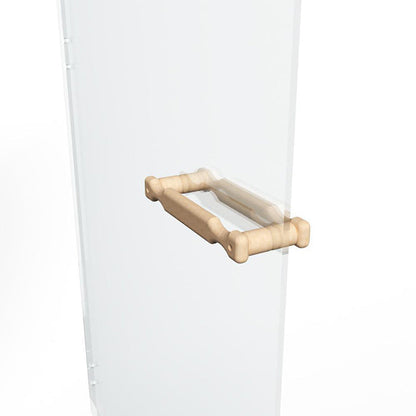 Scandia Sauna Glass Door and wooden handle